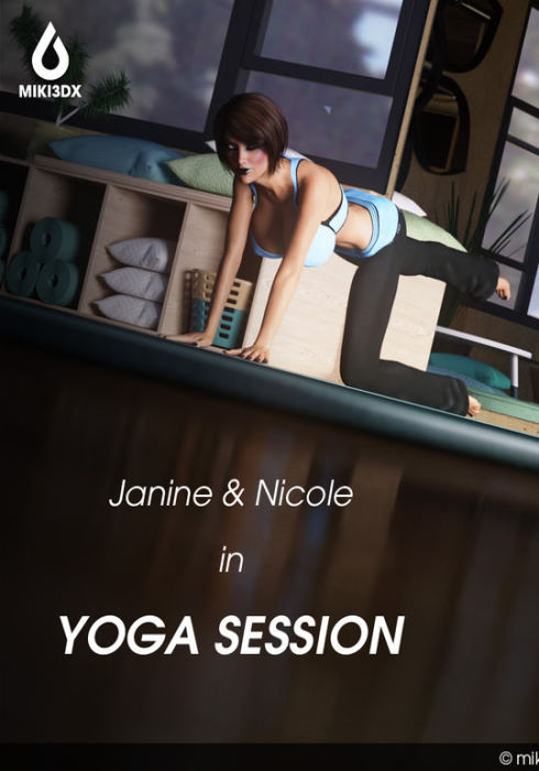 Yoga Session- Miki3DX – 3D Shemale Porn Comics