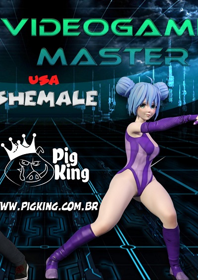 Brix, Videogame Master – PigKing Shemale