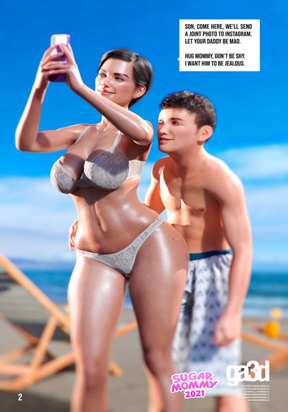 [GA3D] – Sugar Mommy – Agatha and Son Private Vacation in Bali