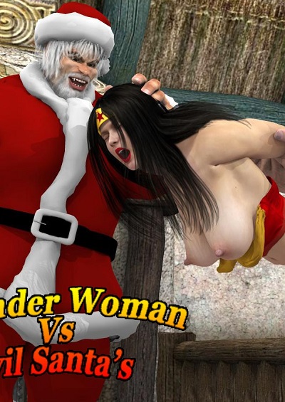 Wonder Woman vs Evil Santa's